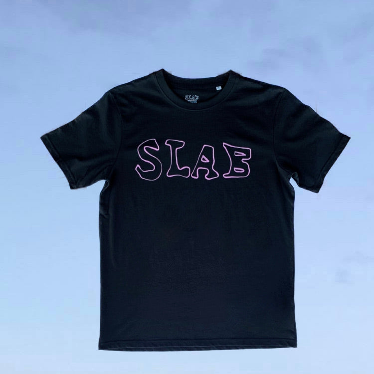 Slab Merch SLAB Pink Logo Tee – Slab Surf